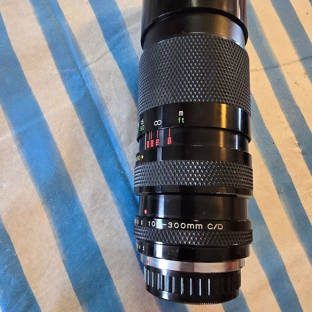 Vintage Soligor MC 100–300mm f/5 Telephoto Zoom Lens Made in Japan